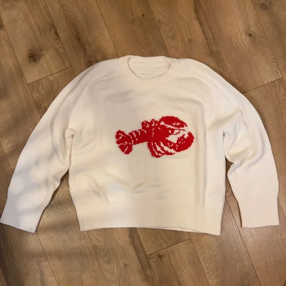 Abercrombie & Fitch Madeline Lobster Crew Sweater - Picture 1 of 4